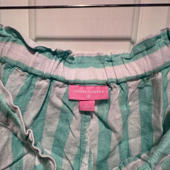 Stoney Clover Lane x Target striped linen shorts Size Large - Picture 5 of 5